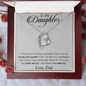 To My Daughter | Forever Love Necklace