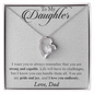To My Daughter | Forever Love Necklace