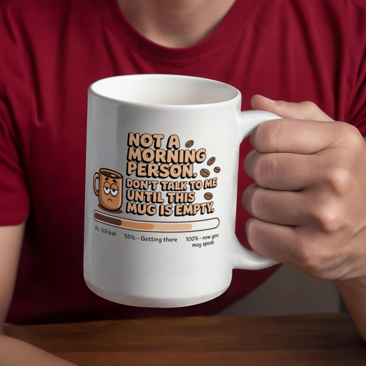 Not a morning person mug!